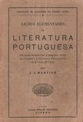 LIÃ‡Ã•ES ELEMENTARES DE LITERATURA PORTUGUESA.