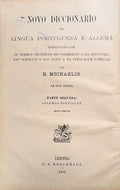 NOVO DICIONARIO DA LINGUA PORTUGUEZA E ALLEMÃƒ.