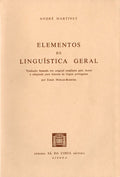ELEMENTOS DE LINGUÃSTICA GERAL. [1.Âª EDIÃ‡ÃƒO]