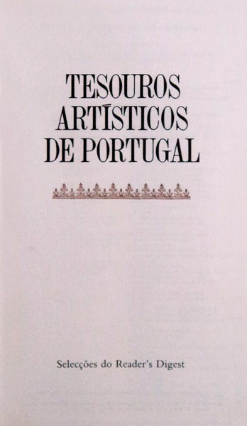 TESOUROS ARTÃSTICOS DE PORTUGAL.