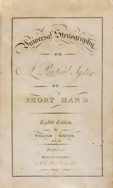 UNIVERSAL STENOGRAPHY