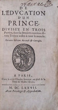 DE Lâ€™EDVCATION Dâ€™UN PRINCE.