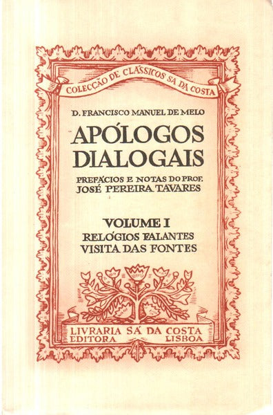 APÃ“LOGOS DIALOGAIS. [2 VOLS.]