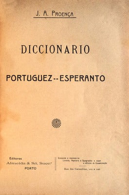 DICCIONARIO PORTUGUEZ-ESPERANTO.