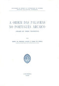 ORDEM DAS PALAVRAS NO PORTUGUÃŠS ARCAICO.