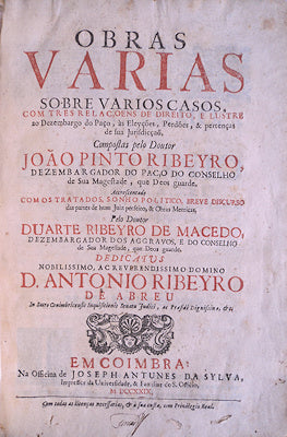 OBRAS VARIAS SOBRE VARIOS CASOS,