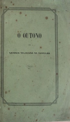 O OUTONO. [1.Âª EDIÃ‡ÃƒO]
