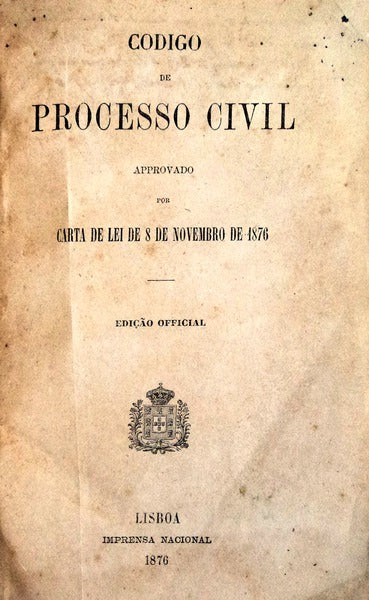 CODIGO DE PROCESSO CIVIL.