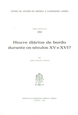 HOUVE DIÃRIOS DE BORDO DURANTE OS SÃ‰CULOS XV E XVI?
