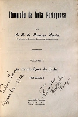 ETNOGRAFIA DA INDIA PORTUGUESA.