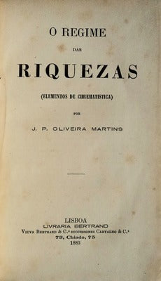 O REGIME DAS RIQUEZAS.