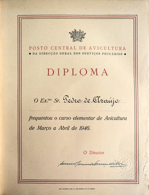 APONTAMENTOS DE UM CURSO ELEMENTAR DE AVICULTURA.