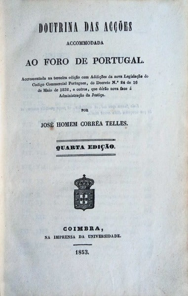 DOUTRINA DAS ACÃ‡Ã•ES ACCOMMODADA AO FORO DE PORTUGAL.