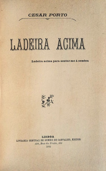 LADEIRA ACIMA.