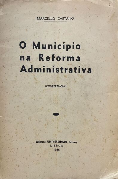 O MUNICÃPIO NA REFORMA ADMINISTRATIVA.