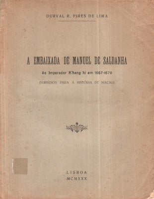 A EMBAIXADA DE MANUEL DE SALDANHA