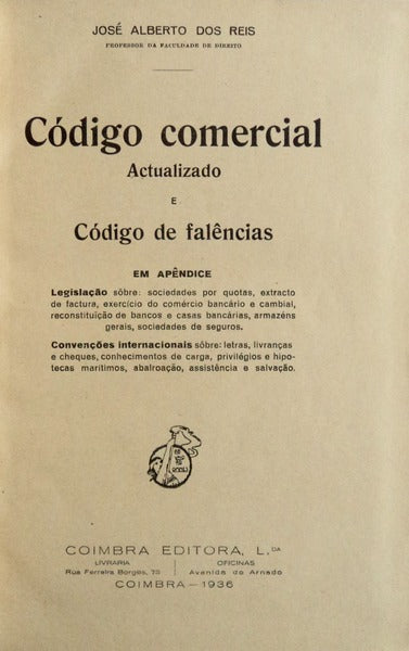 CÃ“DIGO COMERCIAL ACTUALIZADO E CÃ“DIGO DE FALÃŠNCIAS.