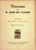 ROTEIROS DE D. JOÃƒO DE CASTRO.