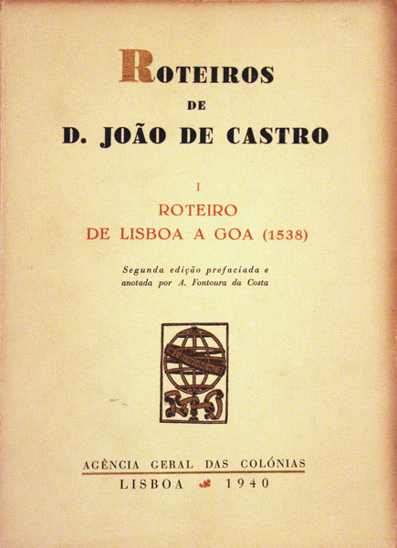 ROTEIROS DE D. JOÃƒO DE CASTRO.