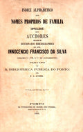 INDICE ALPHABETICO DOS NOMES PROPRIOS DE FAMILIA