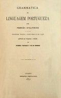 GRAMMATICA DE LINGUAGEM PORTUGUEZA.