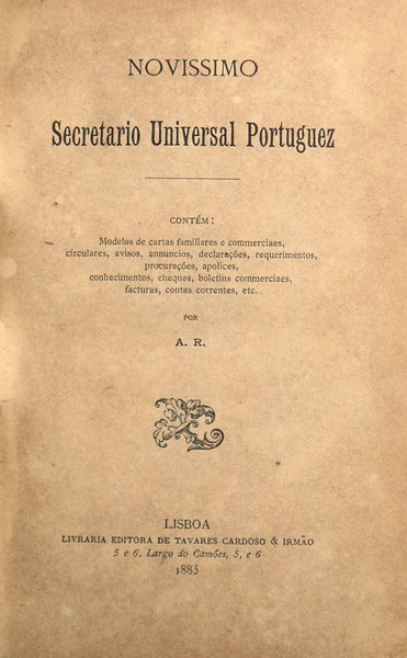 NOVISSIMO SECRETARIO UNIVERSAL PORTUGUEZ.