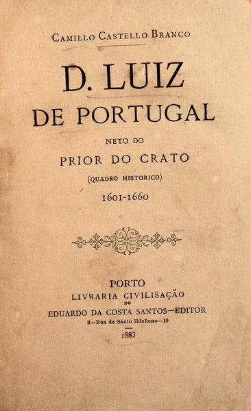 D. LUIZ DE PORTUGAL NETO DO PRIOR DO CRATO.