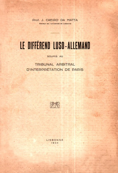 LE DIFFÃ‰REND LUSO-ALLEMAND.