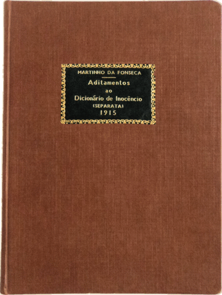 ADITAMENTOS AO DICIONÃRIO DE INOCÃŠNCIO.
