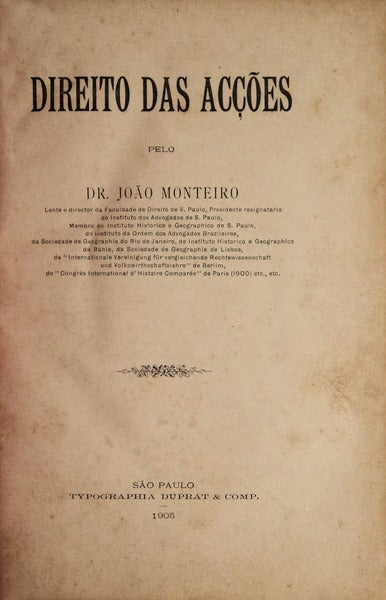 DIREITO DAS ACÃ‡Ã•ES.