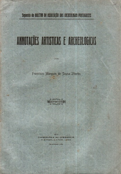 ANOTAÃ‡Ã•ES ARTISTICAS E ARCHEOLOGICAS.