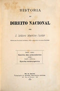 HISTORIA DO DIREITO NACIONAL.