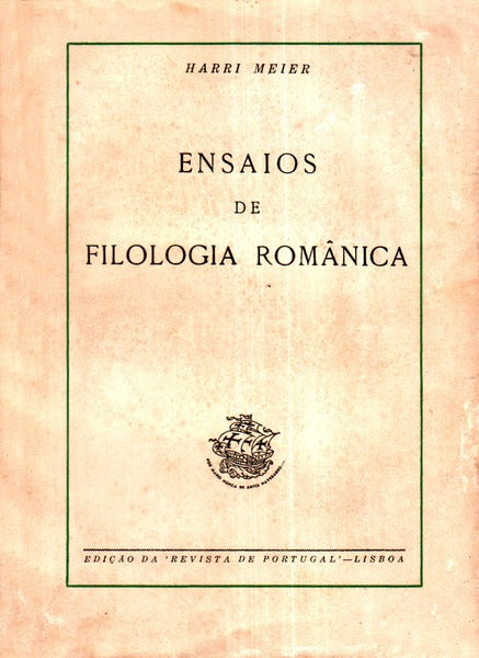 ENSAIOS DE FILOLOGIA ROMÃ‚NTICA.
