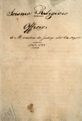 MANUSCRITOS-VILA REAL SÃ‰C. XIX. Â«OFFICIOS DO SCISMA RELIGIOSOÂ».