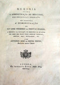 MEMORIA SOBRE A ADMINISTRAÃ‡ÃƒO DO MERCURIO,