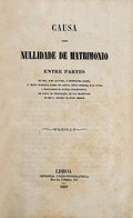 CAUSA SOBRE NULLIDADE DE MATRIMONIO ENTRE PARTES