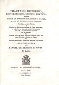 TRACTADO PRATICO E COMPENDIARIO DAS AGUAS,