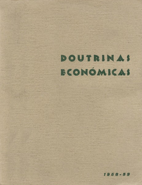 HISTÃ“RIA DOS FACTOS E DAS DOUTRINAS ECONÃ“MICAS.