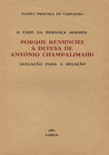 O CASO DA HERANÃ‡A SOMMER: PORQUE RENUNCIEI Ã€ DEFESA DE ANTONIO CHAMPALIMAUD.
