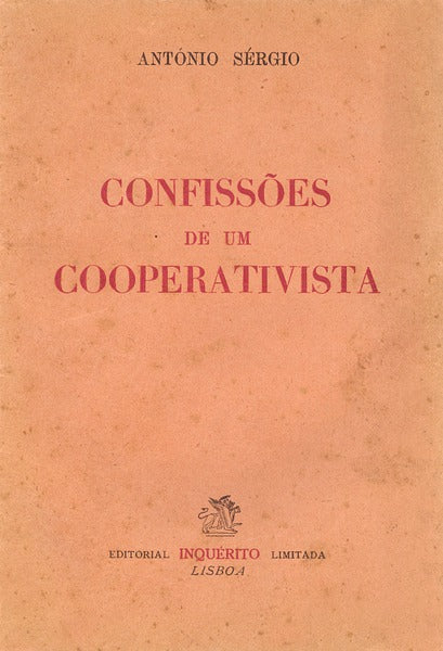 CONFISSÃ•ES DE UM COOPERATIVISTA.