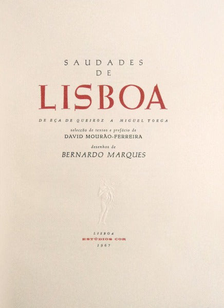 SAUDADES DE LISBOA.
