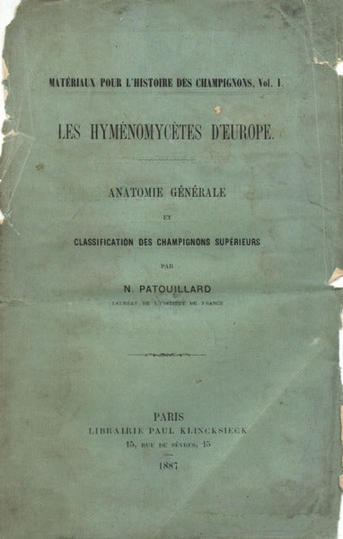 MATÃ‰RIAUX POUR Lâ€™HISTOIRE DES CHAMPIGNONS. [2 VOLS.]
