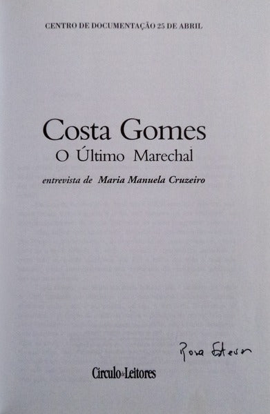 COSTA GOMES, O ÚLTIMO MARECHAL.