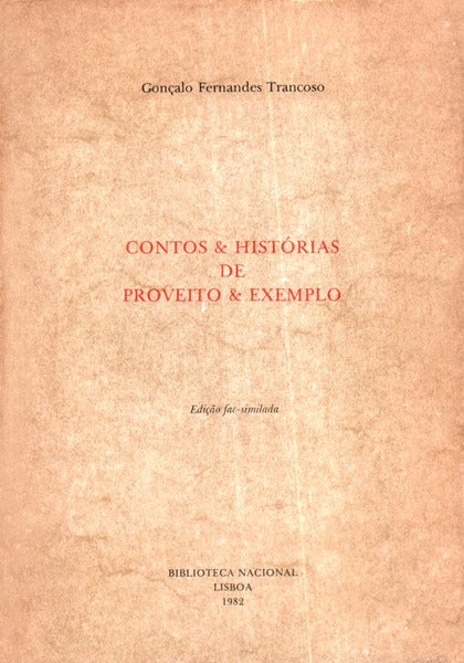 CONTOS & HISTÃ“RIAS DE PROVEITO & EXEMPLO.