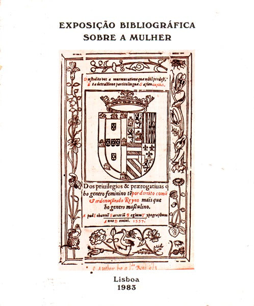 EXPOSIÃ‡ÃƒO BIBLIOGRÃFICA SOBRE A MULHER.