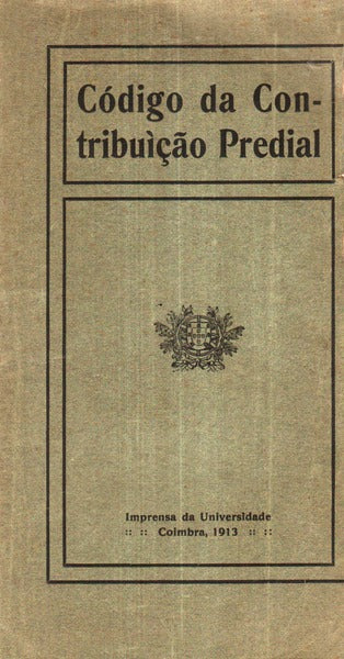 CÃ“DIGO DA CONTRIBUIÃ‡ÃƒO PREDIAL.
