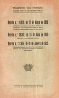 DECRETOS. MINISTÃ‰RIO DAS FINANÃ‡AS. 1929-1935.
