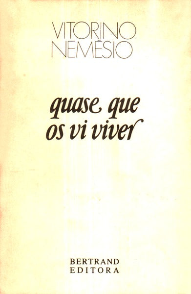 QUASE QUE OS VI VIVER.