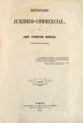 DICCIONARIO JURIDICO-COMMERCIAL. [2Âª ediÃ§Ã£o, aliÃ¡s 3Âª ediÃ§Ã£o]