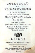 COLLECÃ‡AÃ• DE PROZAS, E VERSOS